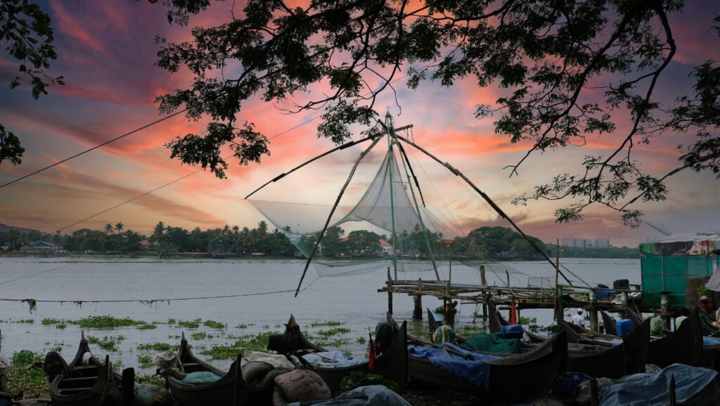 this image represents Kochi Chinese fishing net