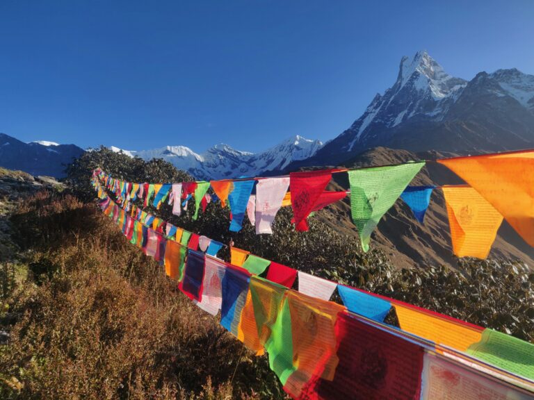 This image represents prayer flags