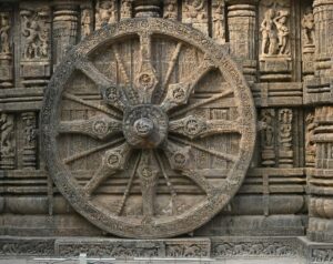 this image represents konark Wheel